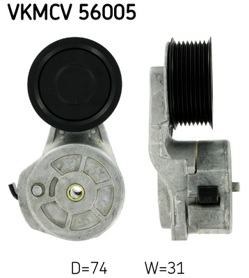 SKF VKMCV 56005 Rullo tenditore, Cinghia Poly-V-Rullo tenditore, Cinghia Poly-V-Ricambi Euro